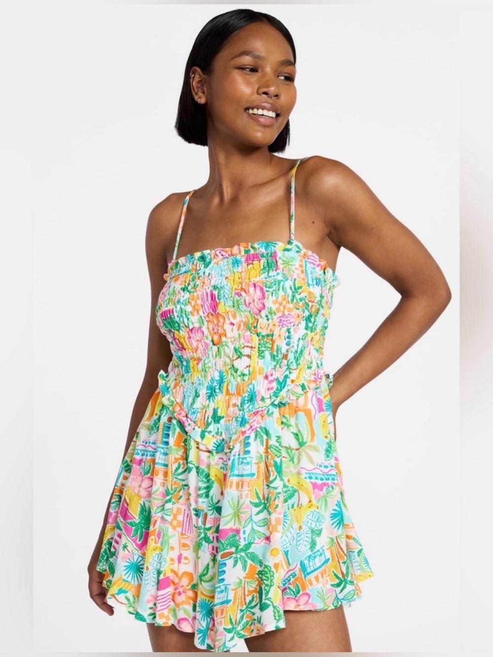 (487)No Boundaries Romper - Picture 2 of 6